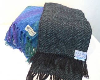 Lot 59: Two John J. Murphy woven scarves
