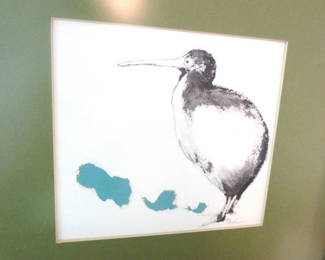 Lot 173: 2 Framed Bird Theme Art