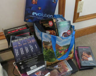 Lot 25: Huge collection of VHS tapes Movies Documentaries History