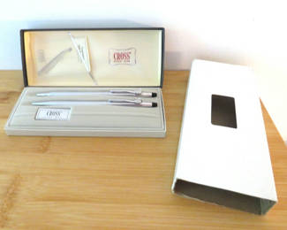 Lot 69: Cross Chrome Ball Pen and Pencil Set