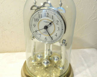 Lot 103: Timex Westminster Glass Dome Clock