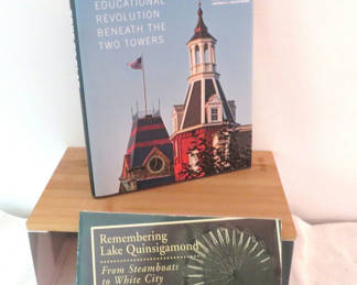 Lot 162: 2 Local interest books: WPI history and Remembering Lake Quinsigamond