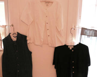 Lot 141: Orvis tops and denim vest