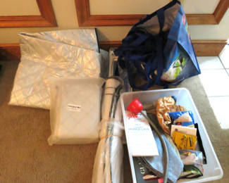Lot 82: Automotive sun shades and emergency toolkit