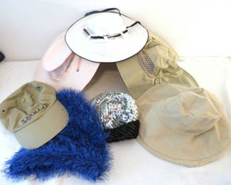 Lot 147: Ladie's Hats Panama Jack Sequin Sun