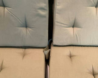 Lot 90: Eight Patio Chair Cushions