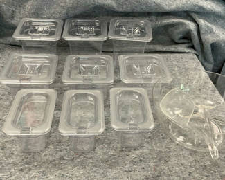 Lot 39: Plastic Salad Bar Containers