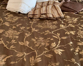 Lot 81: King Sized Comforter, Pillows And More.