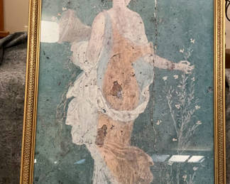 Lot 123: Large Framed Goddess Print