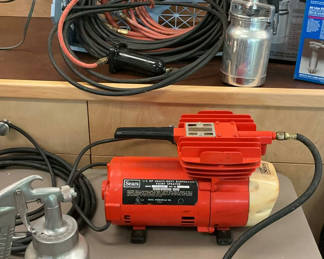 Lot 44: Paint Sprayer And Spray Guns