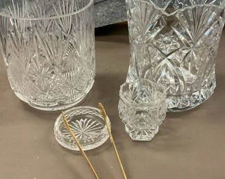 Lot 110: Tyrone Crystal & a Cut Glass Ice Buckets