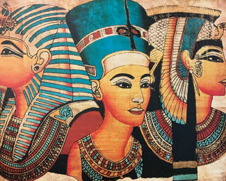 Lot 122: Large Pharaoh Canvas