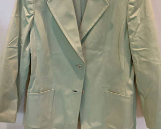 Lot 155: Quality Women's Wear Jackets, White and Green with Matching Hats