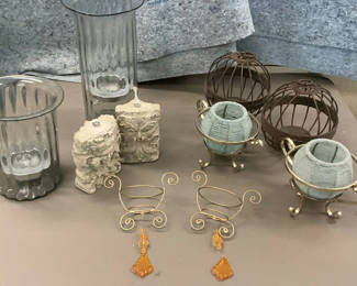 Lot 108: 5 Unique Candleholders