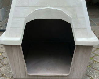 Lot 51: Large Dog House And Crate