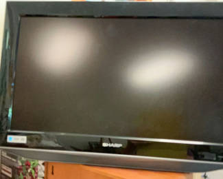 Lot 195: Sharp TV With Wall Mount