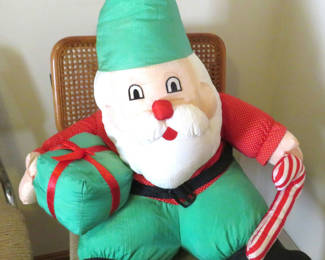 Lot 163: Large Nylon Toy Santa Claus Doll