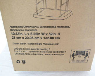 Lot 77: NIB Atlantic Black Metal Media CD Rack 2 0f 2