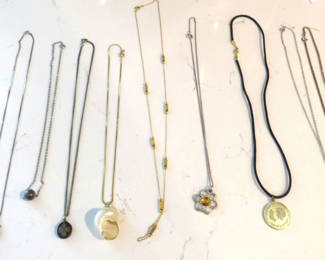 Lot 135: Ladies Choker Necklaces some Sterling Silver