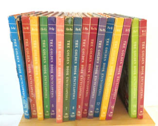 Lot 193: Complete 16 Volume Set of Golden Book Encyclopedia 1959