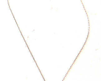 Lot 88: Sterling Silver Necklace with Malachite Stone Pendant