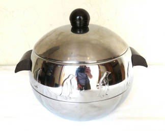 Lot 15: Vintage West Bend Penguin Stainless Ice Bucket