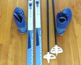 Lot 113: Rossignol Advantage 190 X Country Skis with Poles and Boots