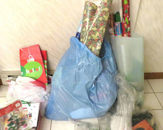 Lot 157: Giant Lot Gift Paper Wrapping and Bags 