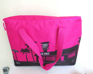 Lot 101: Pink Trader Joe's XL Insulated Cooler Tote