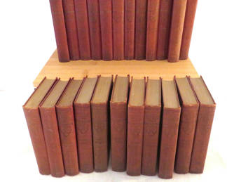 Lot 178: Incomplete Set of Funk and Wagnalls New Standard Encyclopedia 1931