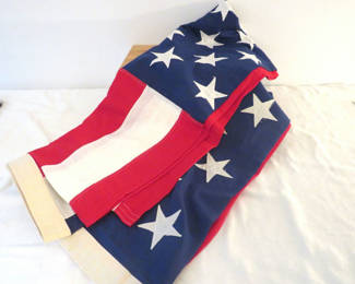 Lot 191: Valley Forge Cotton 50 Star United States Flag