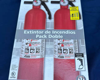 Lot 130: Kidde Dual Fire Extinguisher Pack