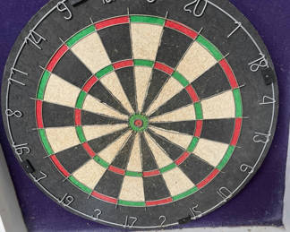 Lot 117: Dartboard with Dart Tips