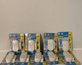 Lot 82: Door and window alarm sensors in blister packs