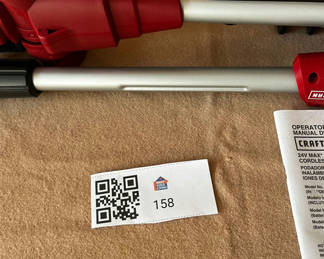 Lot 158: Craftsman 24V Max Cordless Pole Saw with Manual and Box