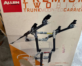 Lot 109: Allen Premium Two-Bike Trunk-Mounted Bicycle Carrier