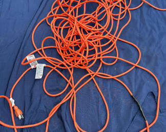 Lot 197: orange extension cord