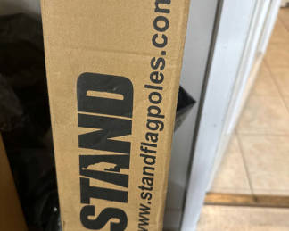 Lot 90: Stand Flags banner stand