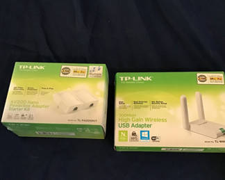 Lot 26: TP-LINK AV200 Powerline Starter Kit and Wireless USB Adapter