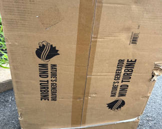 Lot 106: Nature's Generator Wind Turbine Box