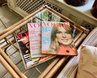 Vintage Vogue magazines