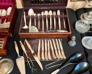 Towle “Contour” sterling mid century modern flatware