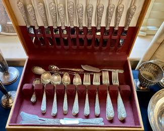 Kirk & Son “Repousse” sterling flatware