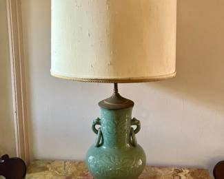 Chinese celadon lamp