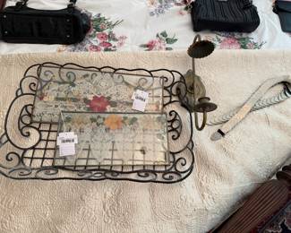 (A) Pressed Flower Suncatcher, (B) Pressed Flower Suncatcher