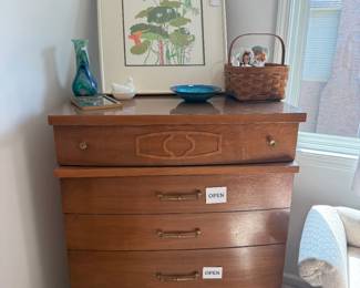 Wooden Dresser, Steve Reoutt Framed Print