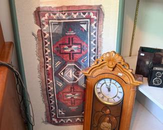 Framed Art, Wooden Clock