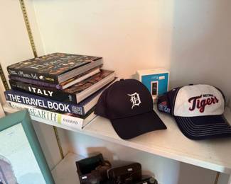 Books, Tigers Baseball Hats