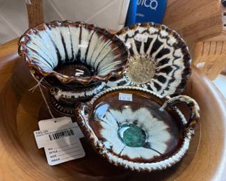 Darlin Nothnagel Studio Art Pottery Bowls
