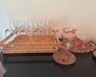 Vtg Glassware